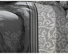 BedTex Pamut ágynemő Natura szürke, 220 x 200 cm,2 db 70 x 90 cm