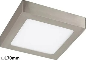 Beltéri led mennyezeti lámpa 12w 800lm 3000k szatin króm lois