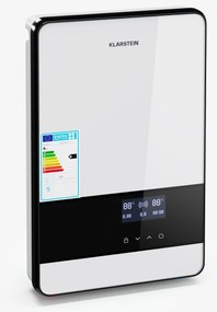 Blaze Flow Elektromos átfolyós vízmelegítő, rozsdamentes acél fűtőelem, LED kijelző, 24 kW