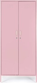 Világos rózsaszín fém zárható szekrény 80x185x50 cm Cambridge – Yes Everyday