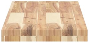 3 db kezeletlen tömör akácfa függőpolc 80 x 30 x 4 cm