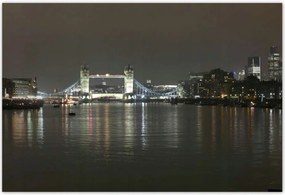 Poszterek 185x125 Éjszakai panoráma London