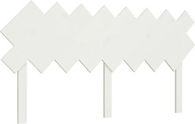 vidaXL fehér tömör fenyőfa ágyfejtámla 159,5x3x80,5 cm