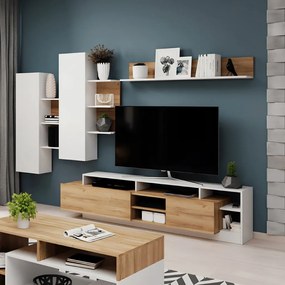 Nappali sor, tölgy grandson/fehér, ALICANTE