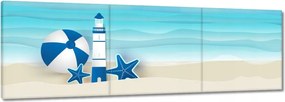 Vászonkép 90x30 Gyerek tengerész motívum