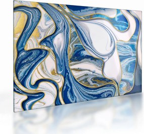 Kép - Márványhullámok (üvegen) (70x50 cm)