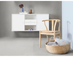 Fehér alacsony komód 133x61 cm Mistral - Hammel Furniture