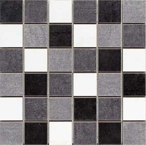 Mozaik Multi Tahiti fehéresszürke 30x30 cm matt DDM05523.1