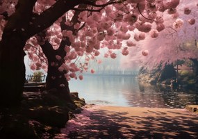 Poszter 100x70cm Sakura nyugalom