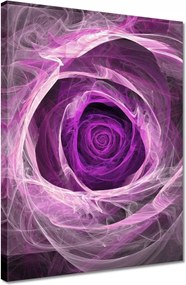 Vászonkép 30x40 Fraktál rózsa