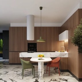 Sollux SL.1705 - Csillár zsinóron BILO 1xE27/15W/230V átm. 35 cm zöld