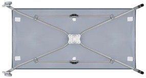 Lionelo - STEFI utazóágy, kék-szürke