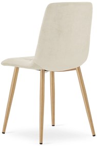 AKCIÓ Világosbézs bársonyszék KARA II. osztály