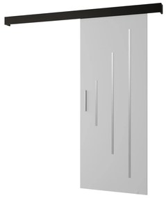 Tolóajtó 70 cm Slavdro 3 (matt fehér + matt fekete). 1108766
