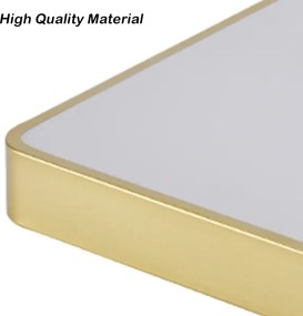 Brilagi-LED dimmelhető mennyezeti lámpa POOL LED/36W/230V 3000-6000K 40x40 cm arany+távirányító