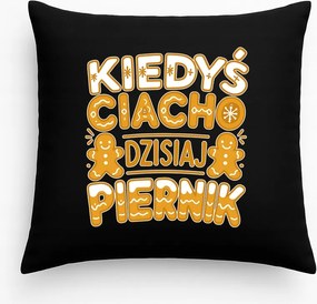 Karácsonyi Párna Régebben Sütemény Most Mézeskalács Fekete