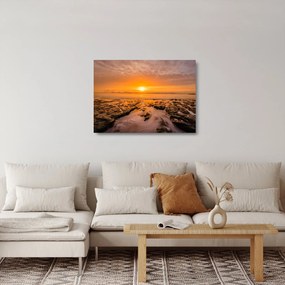 Naplemente képe (üvegen) (70x50 cm)