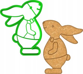 Húsvéti Forma Mézeskalács lyukasztó Húsvéti Nyuszi 10cm