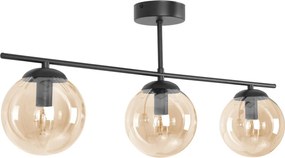 KAJA K-5164 DELTA Fekete Színű Mennyezeti Lámpa 3xE14 10W IP20