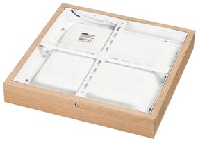 Brilagi-LED Dimmelhető lámpa WOODY FRAME LED/24W/230V tölgy 30x30 cm IP44 + távirányító