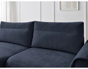 Sötétkék sarokkanapé Aden – Bobochic Paris