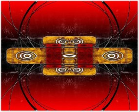 Poszterek 50x40 Kör alakú fantázia