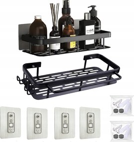 Fürdőszobai Zuhanypolc öntapadós 2DB