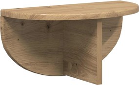 vidaXL Falpolc Falra szerelhető Artisan tölgy 38 x 19 x 19 cm Faanyag