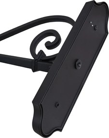 Klasszikus kültéri fali lámpa fekete IP44 - Big