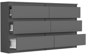 Modern komód R-140 - különböző színváltozatokban sonoma