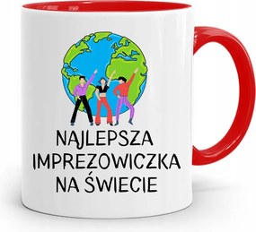 Bulizóknak Party Bögre Piros, fényképes nyomattal