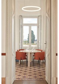 Piros kárpitozott étkezőfotel szett 2 db-os Mogi – Teulat