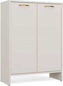 NINA 1K1D fürdőszoba szekrény 66x30x90 cm, kasmír-arany