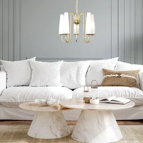 Zuma Line 1127 - Csillár láncon MAGNUM 5xE14/40W/230V arany