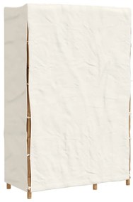 vidaXL bambusz ruhásszekrény 110 x 45 x 170 cm