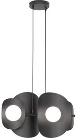 ELEMENTI kábeles csillár 4xG9/8W/230V fekete