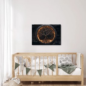 Kép – Életfa lávában I. (70x50 cm)