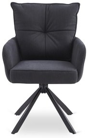 Forgó Étkező/Tárgyaló Fekete Színben. CITY