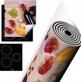 Tűzhelyvédő Szőnyeg Asztali Dekoráció 45x52 bor fa