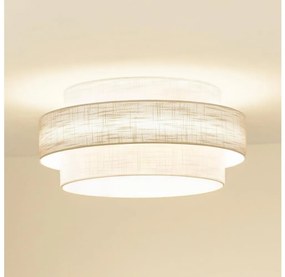 Brilagi Brilagi - Mennyezeti lámpa DOVER SPACE 1xE27/15W/230V átm. 50 cm szürke/krémes BG1159