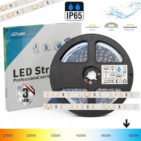 Vízálló Pro Led Szalag IP65 6W/m Hideg 6500K