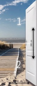 Fotótapéta ajtóra BEACH DUNE 86x200 cm