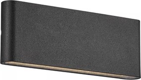 NORDLUX 2118181003 KINVER Modern Kültéri Fali Lámpa Fekete LED IP54