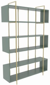 könyvespolc Bruti - Green, Gold