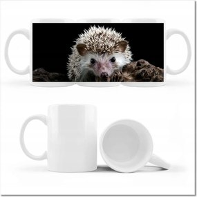 Bögre fényképpel Okos sündisznó az ágon