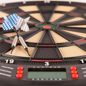 KLARFIT Dart gép, darts tábla, soft tip, 26 játék, hang