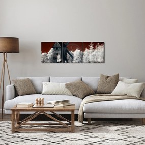 A malom képe (órával) (90x30 cm)