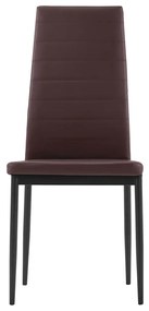 7 darabos barna étkezőszett