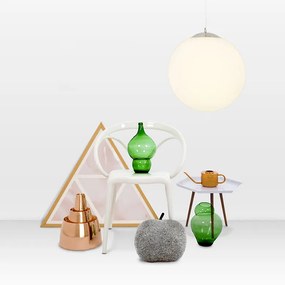 Modern lógólámpa üveg 40cm - Ball