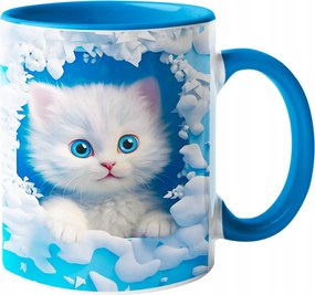 Macska Bögre Macskáknak Gyönyörű Színes Bögre "3D hatás" Ajándék